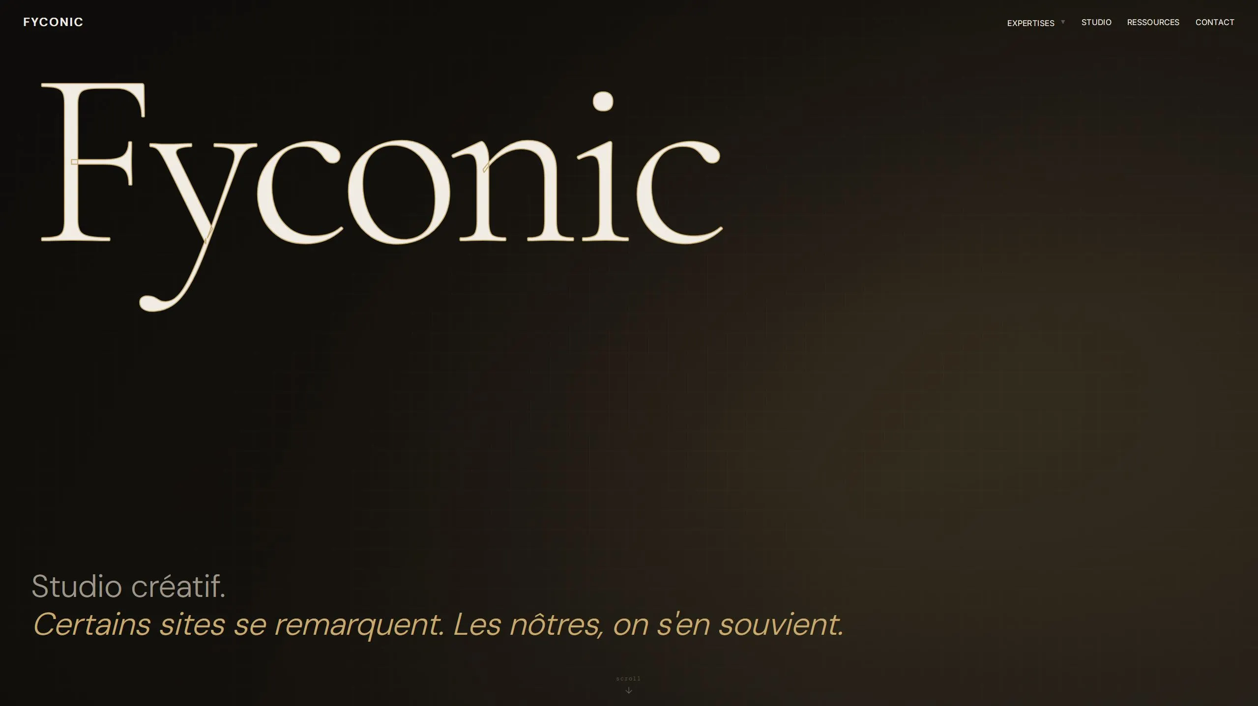 Aperçu du projet Fyconic